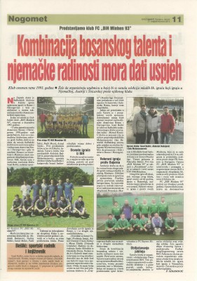 Zeitungsbericht: Dnevni Avaz Sport vom 27.08.2013