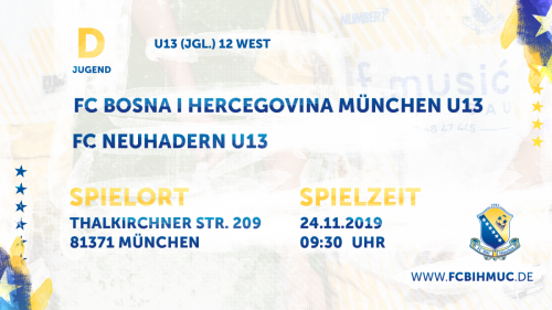 [11. Spieltag] FC BiH München U13 - FC Neuhadern U13 II