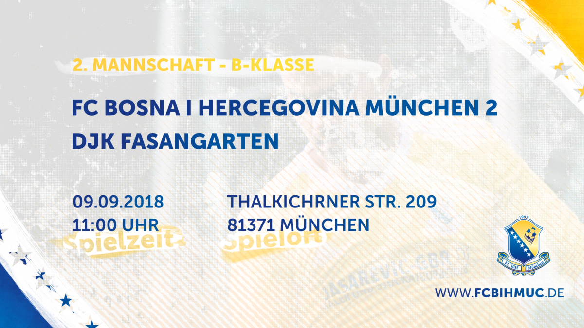 [03. Spieltag] FC BiH München 2 - DJK Fasangarten