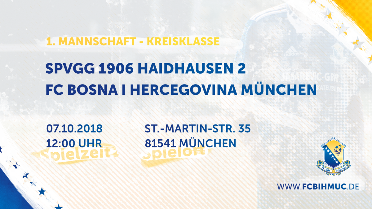 [07. Spieltag] SpVgg 1906 Haidhausen - FC BIH München