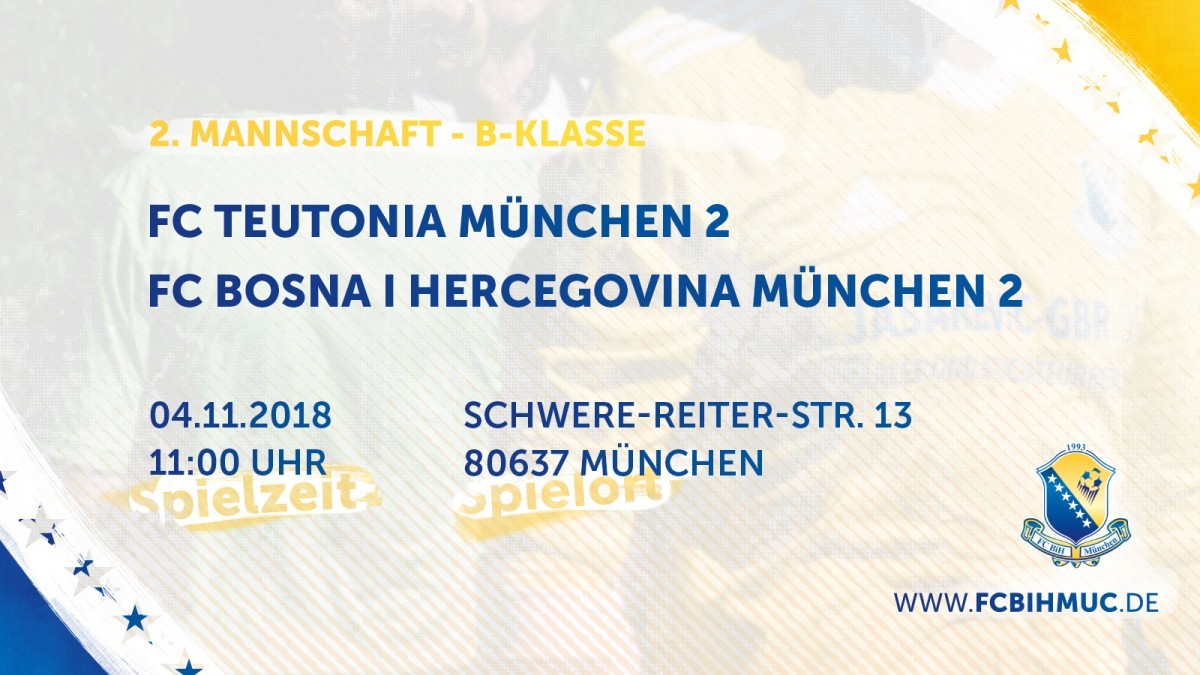 [11. Spieltag] FC Teutonia München 2 - FC BiH München 2