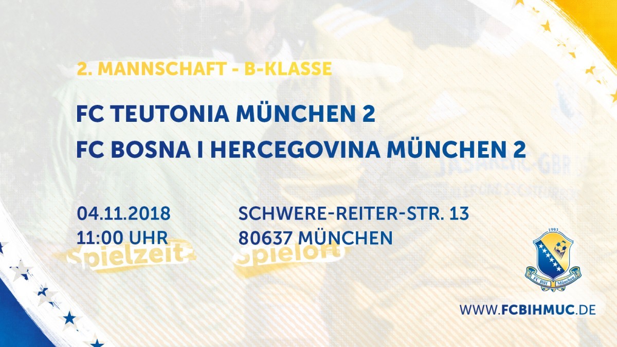 [11. Spieltag] FC Teutonia München 2 - FC BiH München 2
