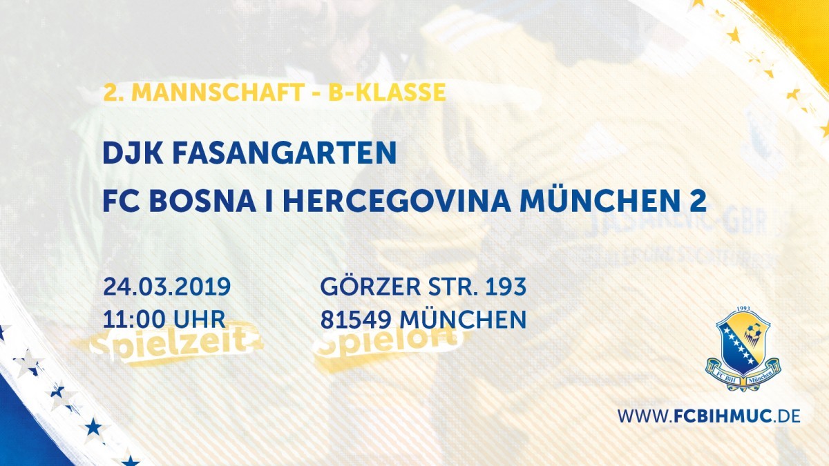 [16. Spieltag] DJK Fasangarten - FC BiH München 2