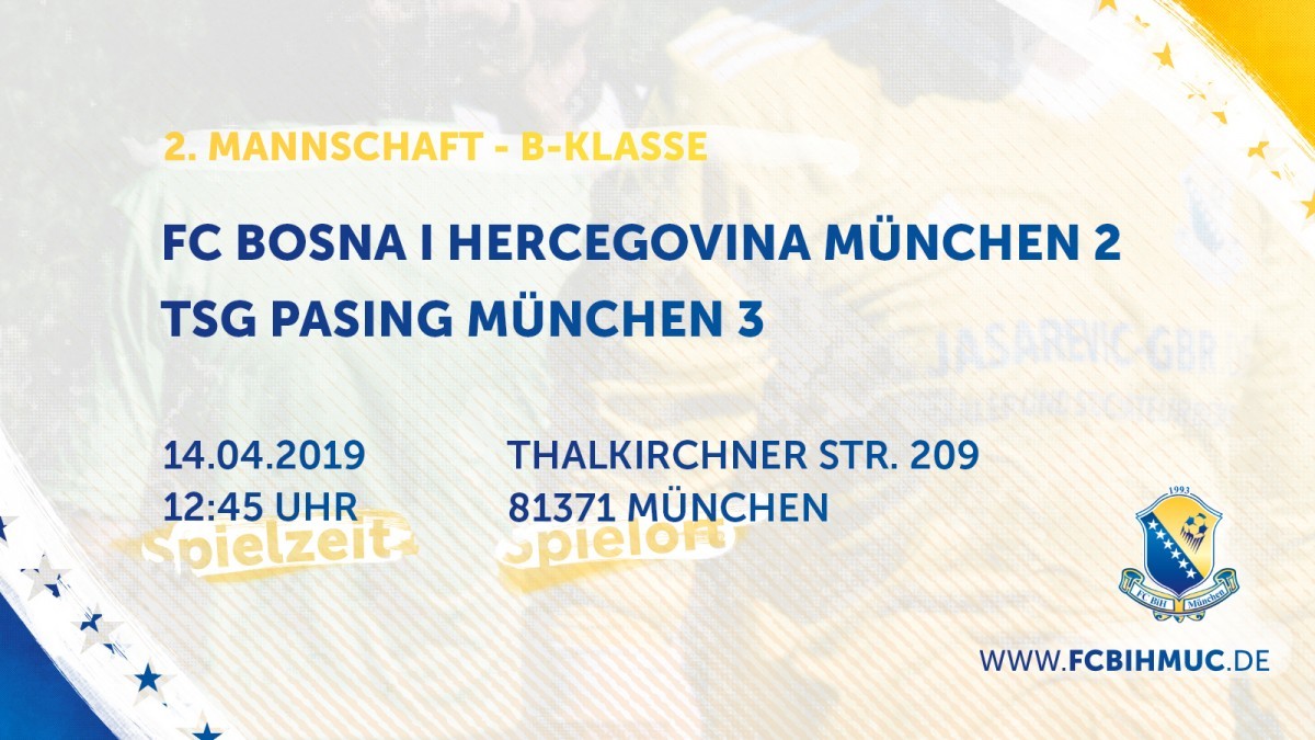 [19. Spieltag] FC BiH München 2 - TSG Pasing-München 3