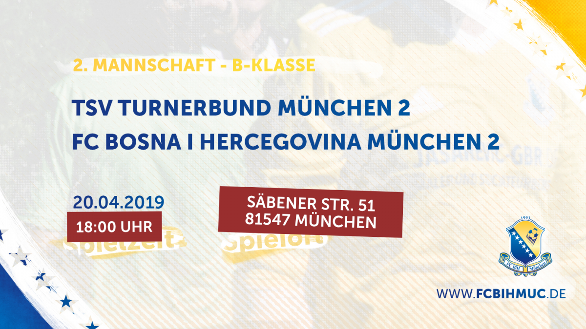 [20. Spieltag] TSV Turnerbund München 2 - FC BiH München 2