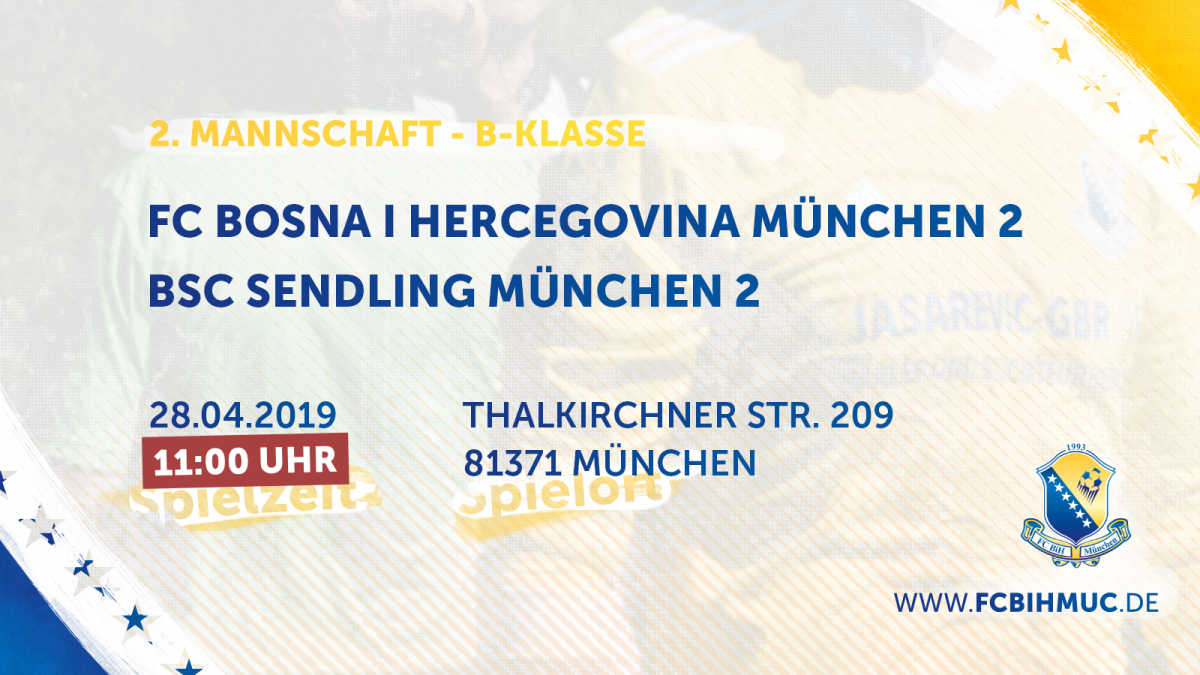 [21. Spieltag] FC BiH München 2 - BSC Sendling München 2