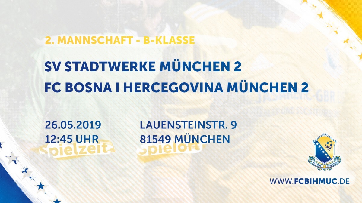 [25. Spieltag] SV Stadtwerke München 2 - FC BiH München 2