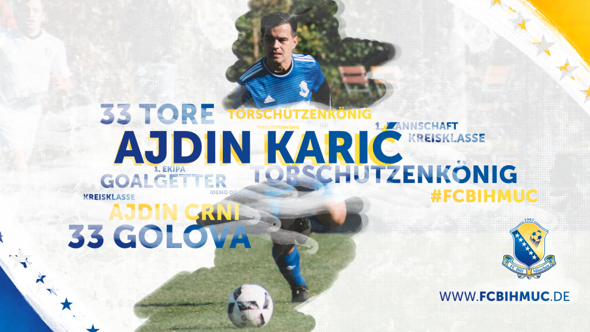 Torschützenkönig: Ajdin Karić - 33 Tore