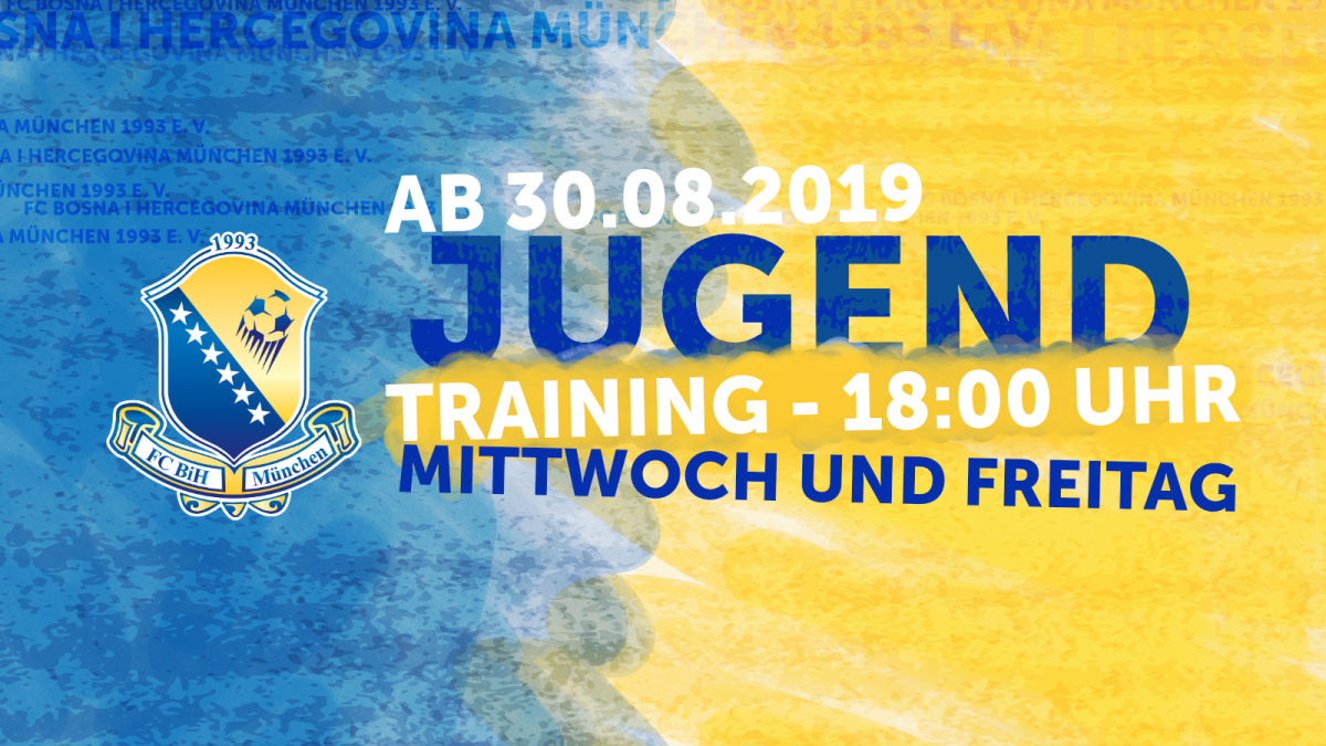 [JUGEND] Training ab 30.08.2019