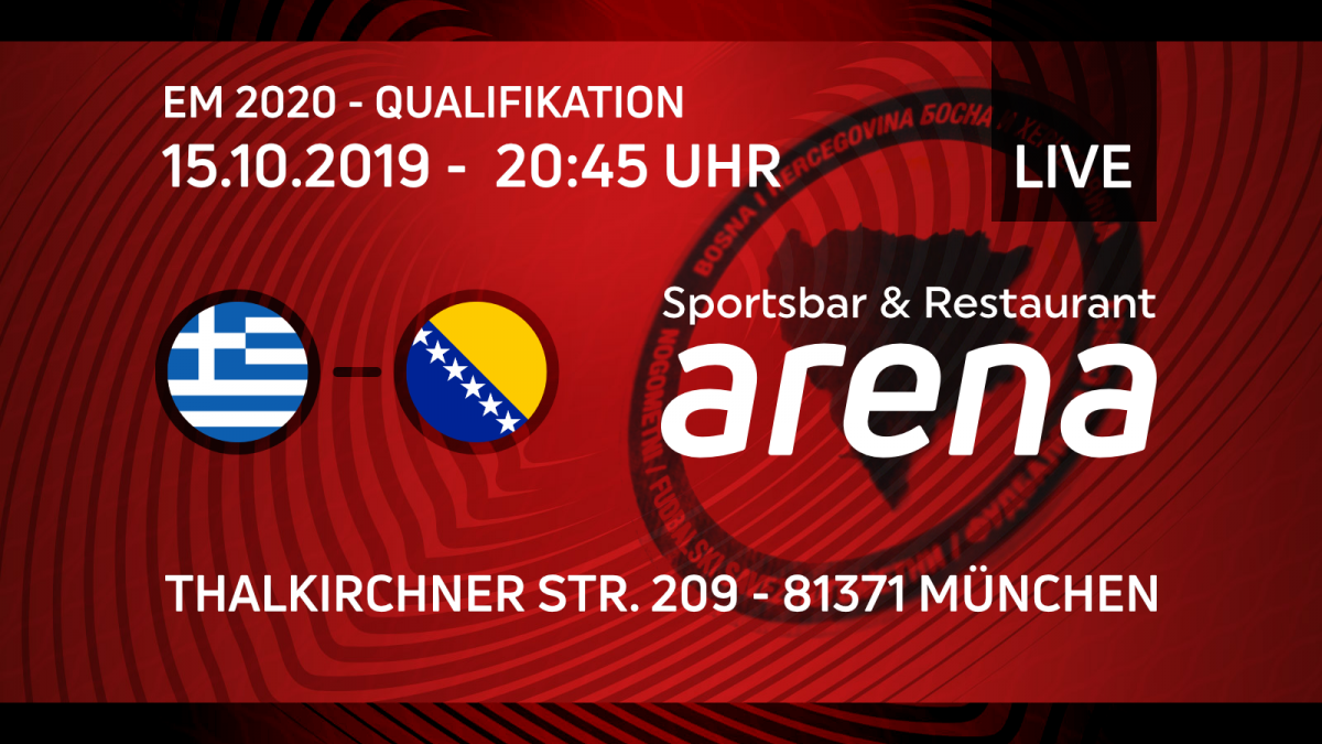 [LIVE @ Arena] Griechenland - Bosnien und Herzegowina