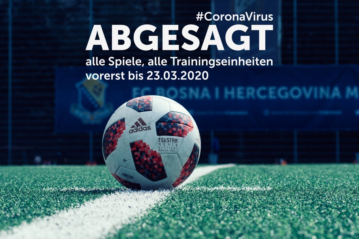 ABGESAGT: Spiele und Trainingseinheiten #CoronaVirus